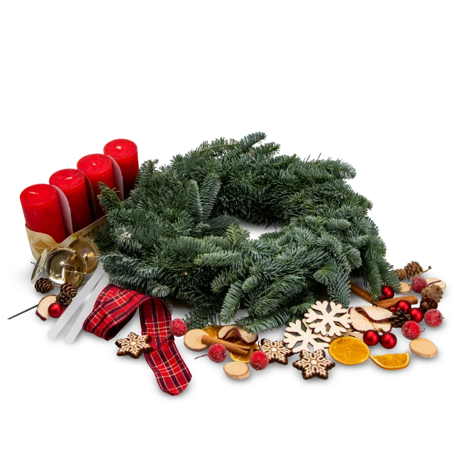 DIY advent wreath kit for home crafting